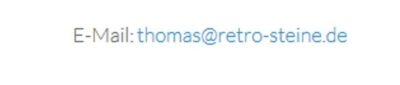 Email des Webseitenbetreibers